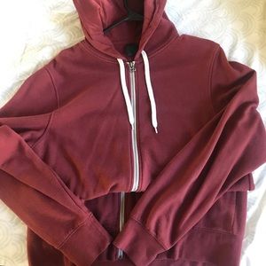 Zine zip up hoodie
